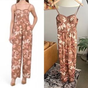NWT Band of the Free Floral Print Jumpsuit